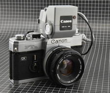 CURIOSITÉ RARE : CANON FTb QL avec BOOSTER + Objectif 50mm f/1.8 - BEL ÉTAT