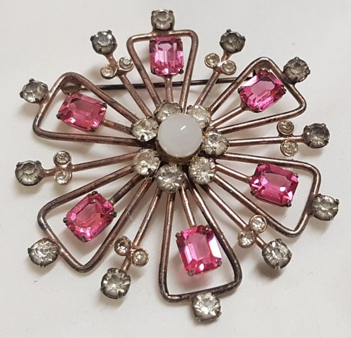 Ancien bijou broche - ancien, pendentif