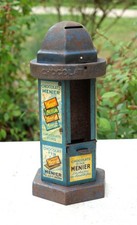 Colonne MORRIS distributeur tablettes chocolat MENIER à pièces COU25MEU001