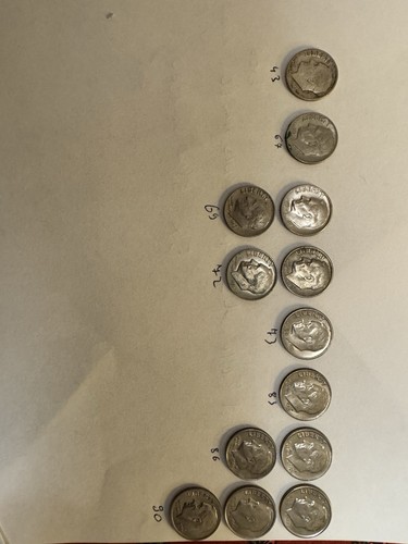 Monnaie usa one dime lot - monnaie, 13