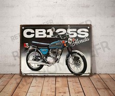 Plaque métal vintage Honda CB