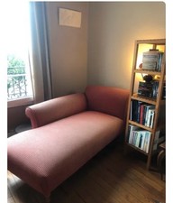 Canapé/méridienne Velour Rouge