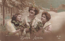 CP BONNE ANNEE MAMAN ENFANTS