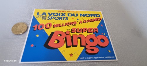 Autocollant super bingo avec - autocollant,
