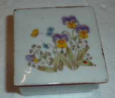 boite carrée vintage en grès