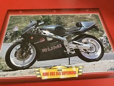 Rumi RMS 650 Supermono 1993 fiche carte moto passion collection Atlas