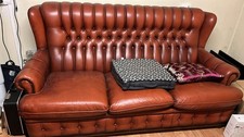 ENSEMBLE SALON CHESTERFIELD (canapé + 2 fauteuils)