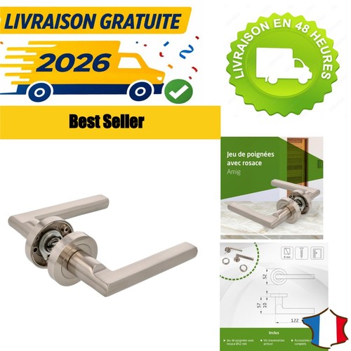 Poignée porte sur rosace - de,