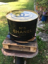 Baril déco métal table basse