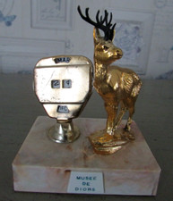 Calendrier perpétuel de bureau Matière plastique Cerf Musée de Diors Haut 11 cm