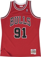 Mitchell & Ness Chicago Bulls Rodman 91 [M] NBA Maillot 1997 Swingman Neuf