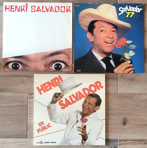 Henri salvador lot de 3 - salvador,