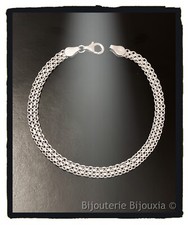 Bracelet Maille Souple Argent