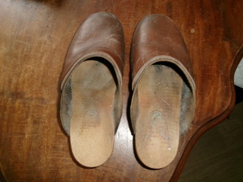 Ancienne paire sabots - paire, de