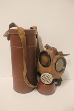 masque à gaz WW2 en très bel