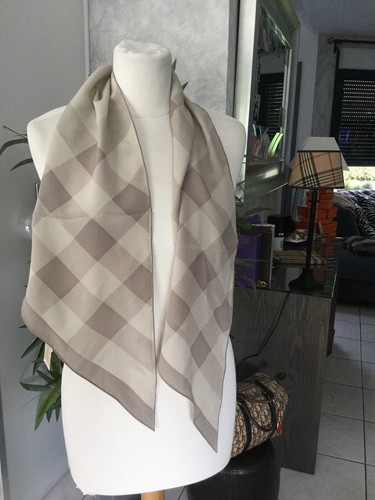 Foulard burberry tartan beige - foulard,