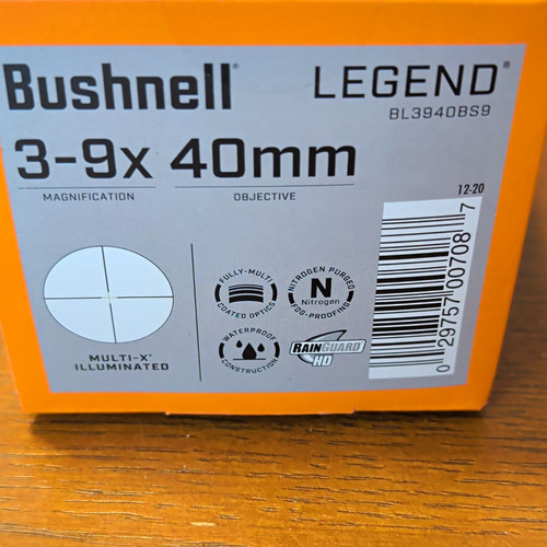 Bushnell legend 9x40mm - legend, 3-9x40mm