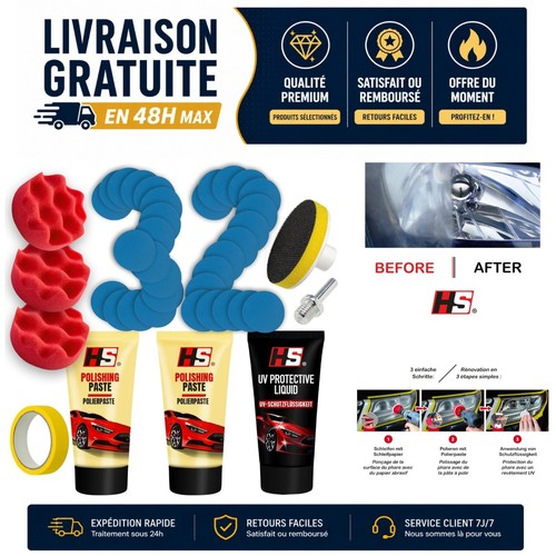 Rénovateur phares voiture - , hs