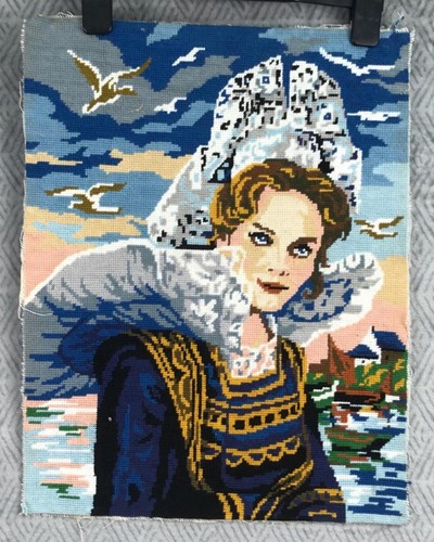 Vintage tapisserie femme - vintage,