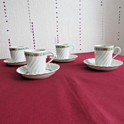 Tasses moka en porcelaine - 4, a