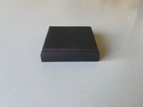 Socle noir mat - mat, pour