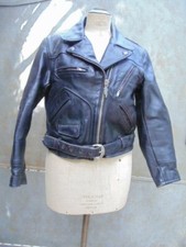 BLOUSON PERFECTO EN CUIR /