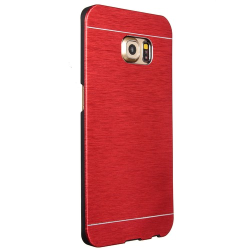 Coque rouge alu - rouge, noir