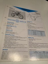 Kawasaki KDX200 1995 DX200H Fiche technique moto RMT ETAI