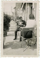 PHOTO ANCIENNE - CAFÉ BISTROT