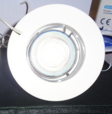  3 Spots de plafond ENCASTRABLES RONDS GU10 PHILIPS + douilles et lampes philips