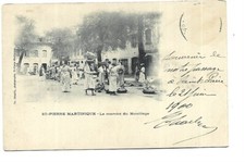 MARTINIQUE  SAINT PIERRE  LE MARCHE DU MOUILLAGE