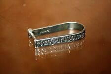 Accesoire de sac , porte clé Yves Saint Laurent YSL Argent Minerve 925 Paris