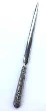 OUVRE LETTRE COUPE PAPIER ART NOUVEAU ARGENT POINÇON OLD SILVER CUTTER LETTER