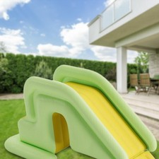 Toboggan gonflable pour aire de jeux, installation facile, utilisation