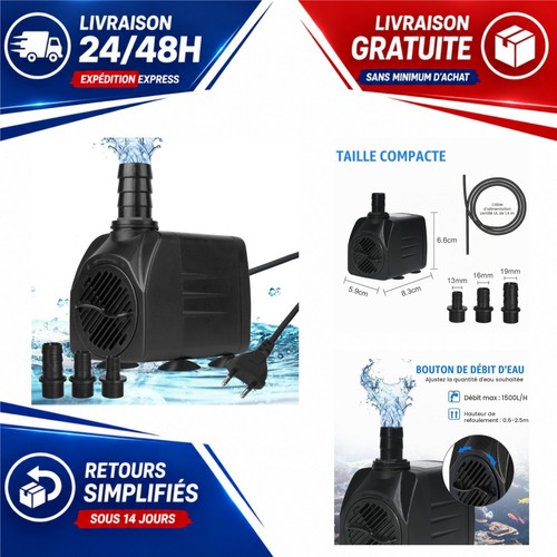 Pompe eau aquarium - eau, 1500