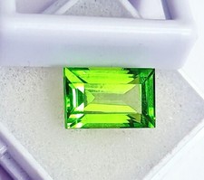 Naturel Péridot Baguette Forme 8 À 10 CT 1 Pièces Certifié Ample Gemme P-106