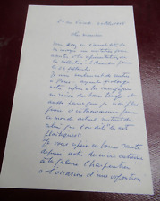 CONSTANT LE BRETON Autographe Signé 1965 PEINTRE GRAVEUR PORTRAITISTE MAINE