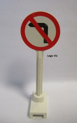 Lego 14pb10 city - road, sign