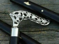 Ancien bâton de marche noir