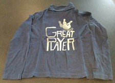 SOUS PULL BLEU AVEC QUILLES 10 ANS OKAIDI