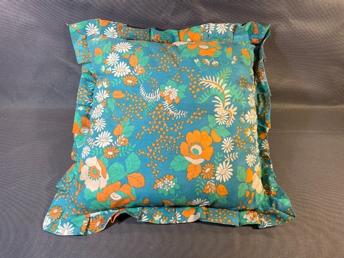 tissu fleurs annees 60