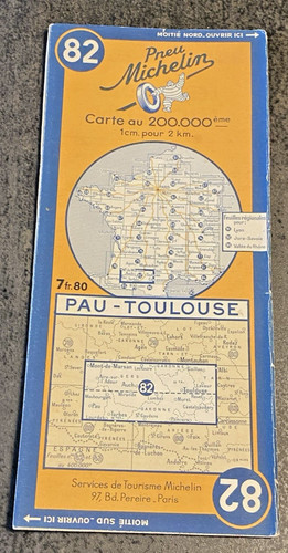 Carte michelin pau - -,