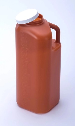 Large male urinal with leak - large,