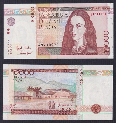 Billet banque colombie - de,