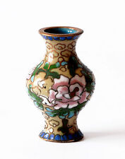 Vase Ancien Cloisonné En Cuivre Chinois Oriental H.5cm