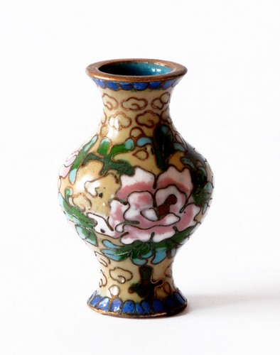 Vase ancien cloisonné - ancien, en