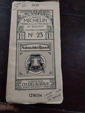 CARTE ROUTIERE ANCIENNE