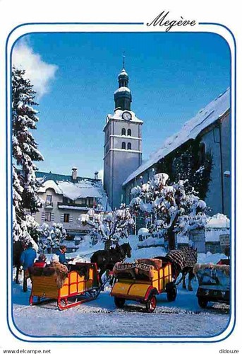 Carte postale mégève - carte,