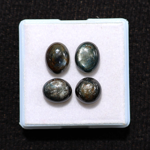 Lot cabochons saphir - 4,