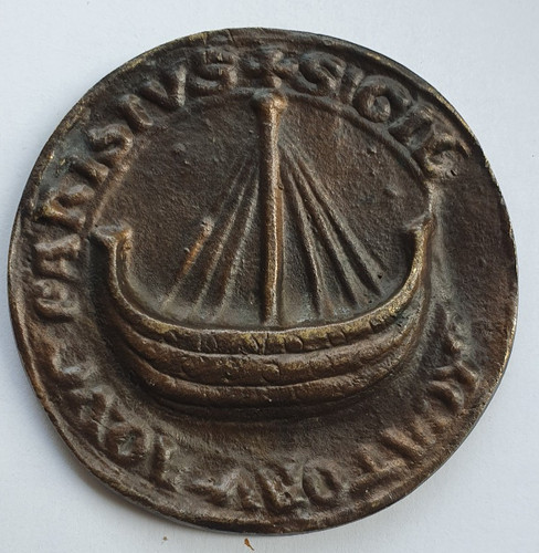 Médaille etain 999 sceau - etain,